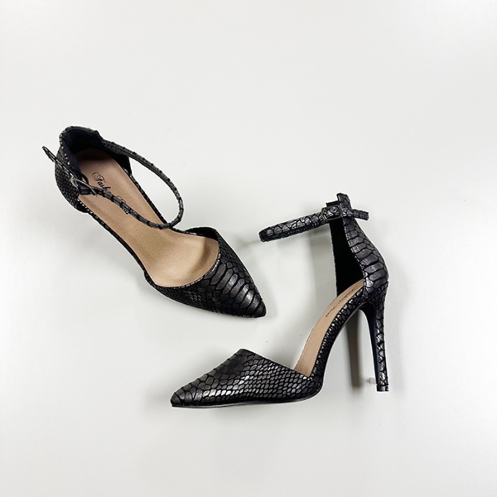 Dressy Heels from Fashion Focus - S004 Black